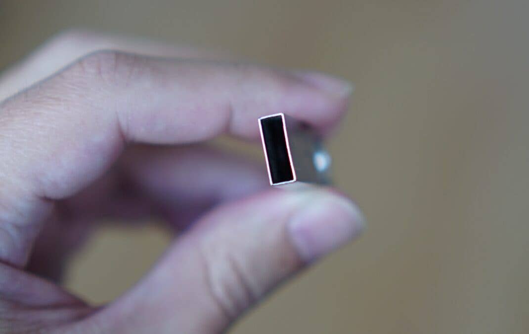 Daran denkt beim USB-Stick niemand – auch ich nicht, und nun habe ich den Schlamassel