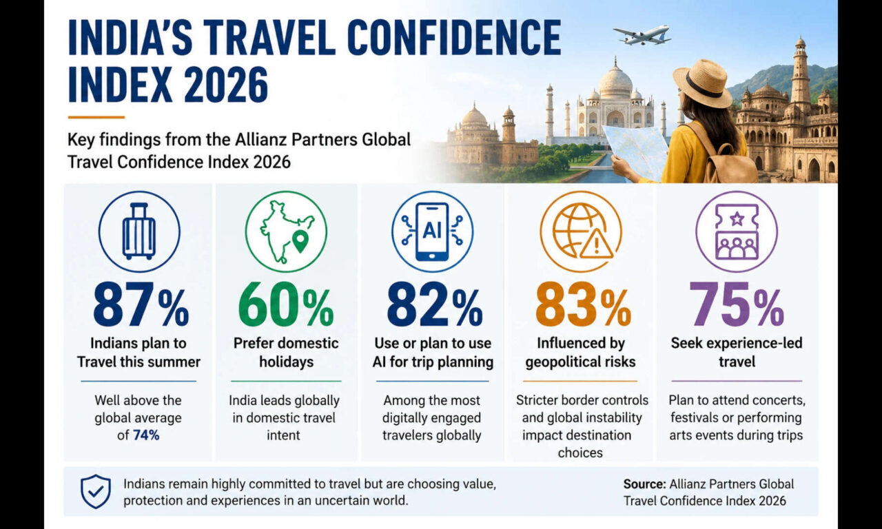 A Lifestyle Priority for Indian Tourists Amidst Rising Costs, Says Allianz Study, ETTravelWorld