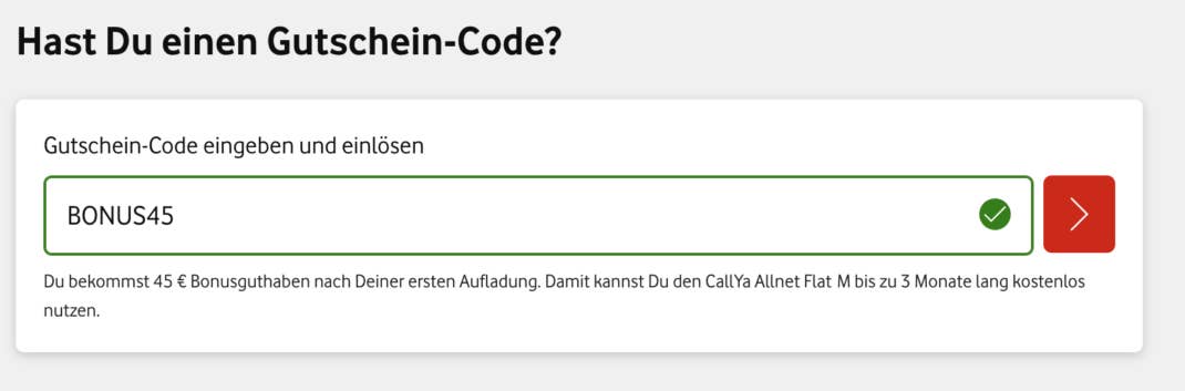Vodafone: Handytarif drei Monate kostenlos