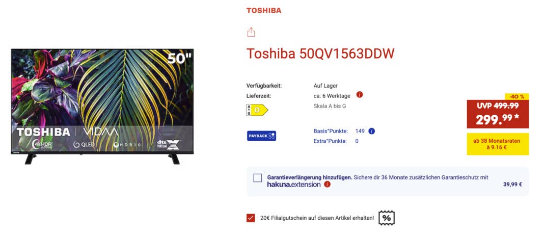 Netto verkauft 4K-Fernseher zum Discounterpreis